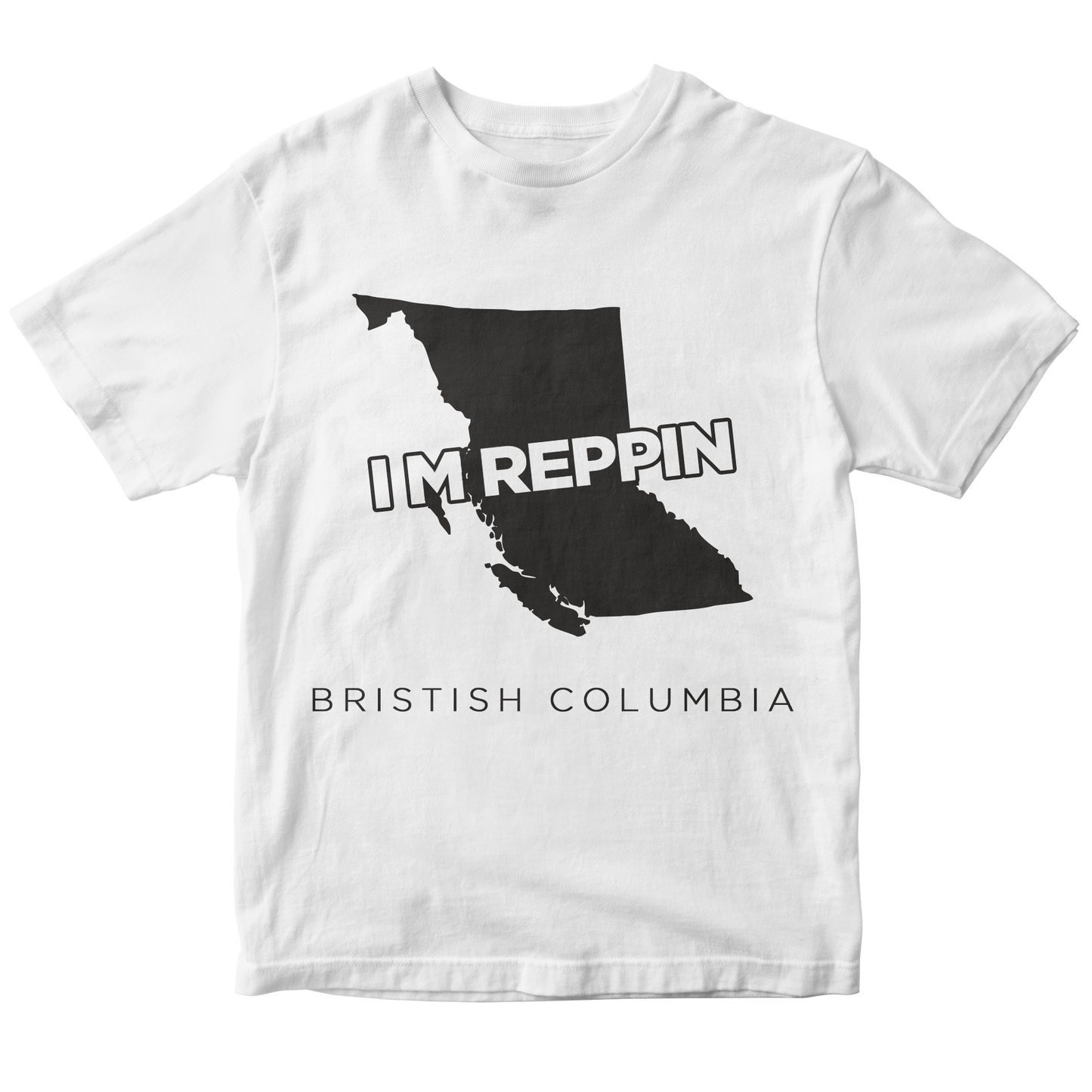 British Columbia (Canada) Filled-in T-shirt