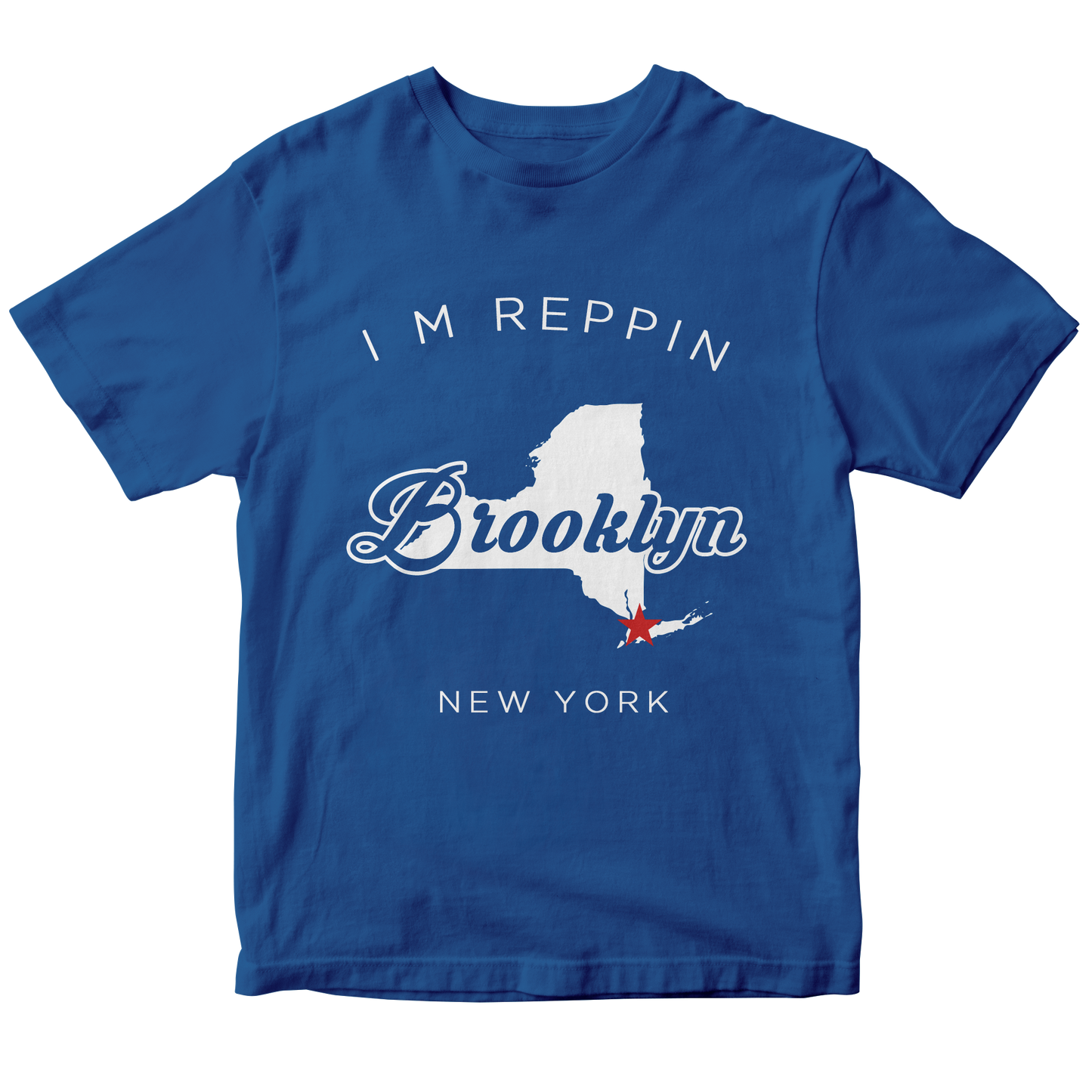 Brooklyn New York Filled-in T-shirt