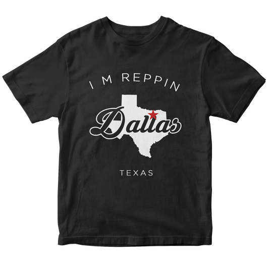 Dallas Texas Filled-in T-shirt