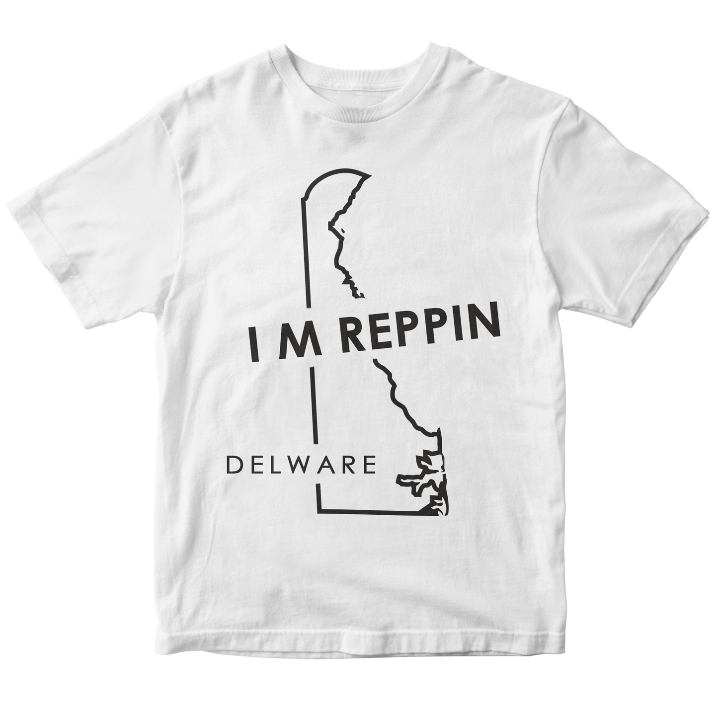 Delaware State Outline T-shirt