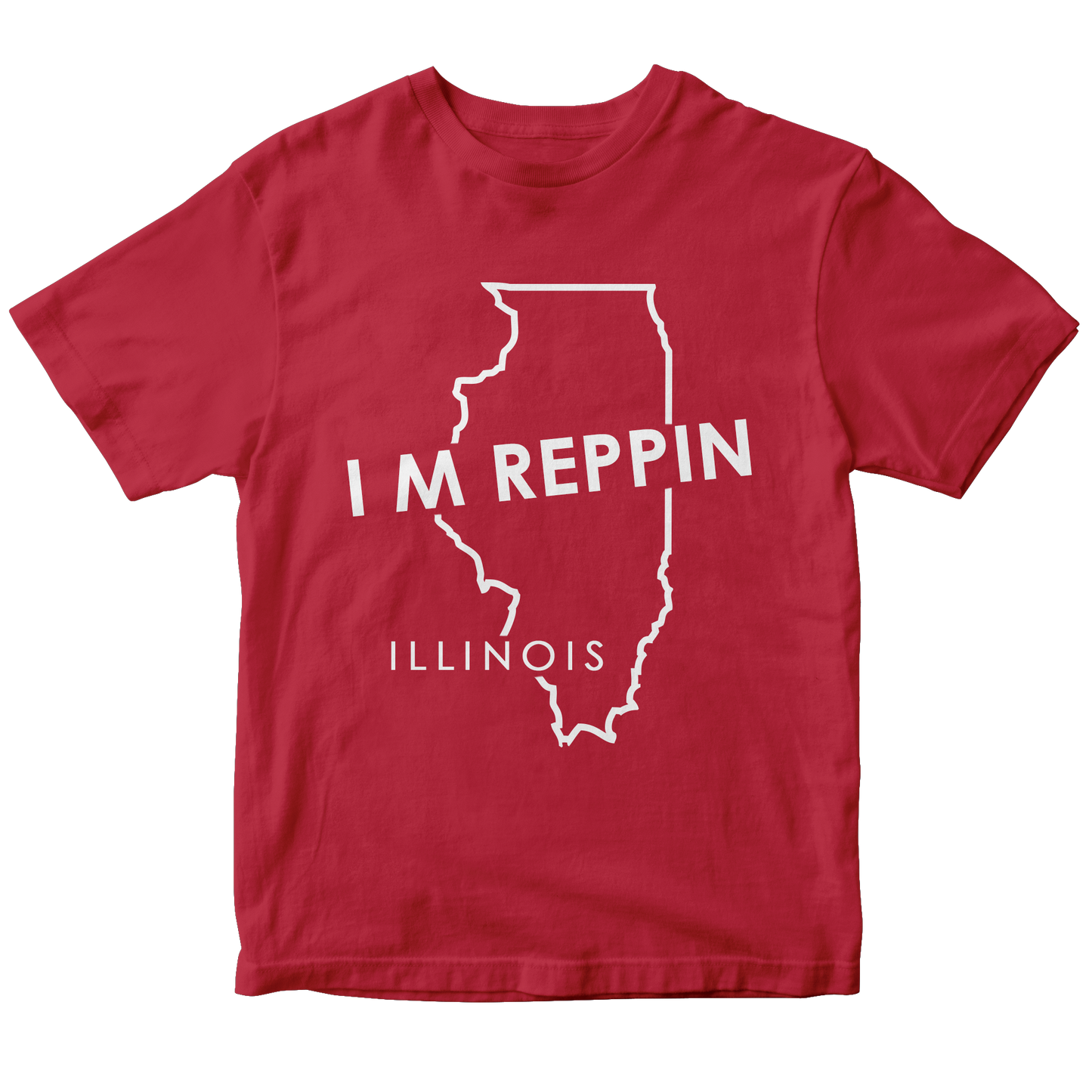 Illinois State Outline T-shirt