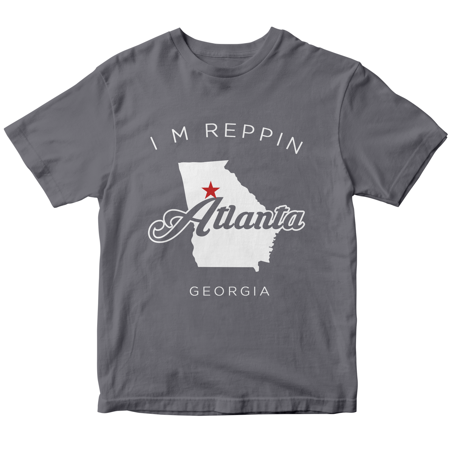 Atlanta Georgia Filled-in T-shirt