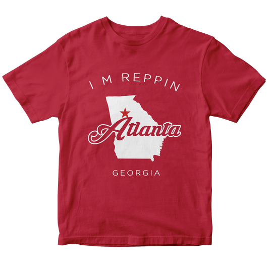 Atlanta Georgia Filled-in T-shirt