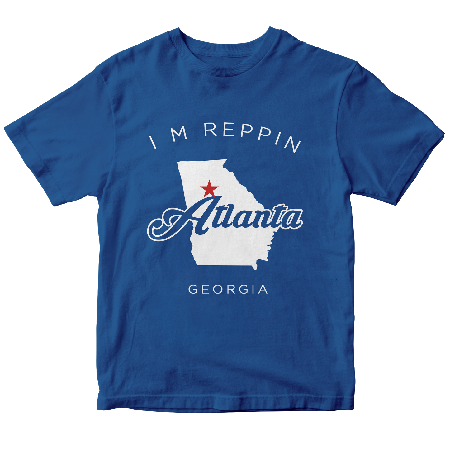Atlanta Georgia Filled-in T-shirt