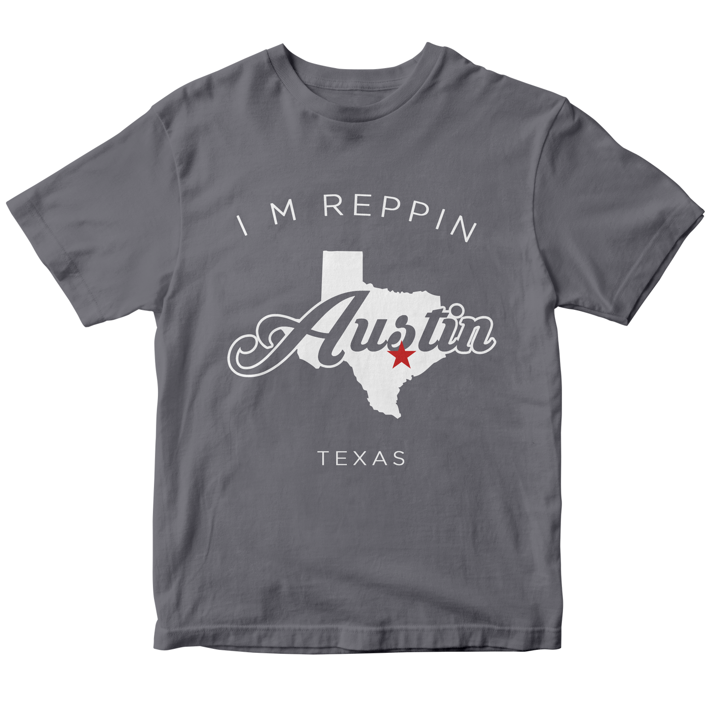 Austin Texas Filled-in T-shirt