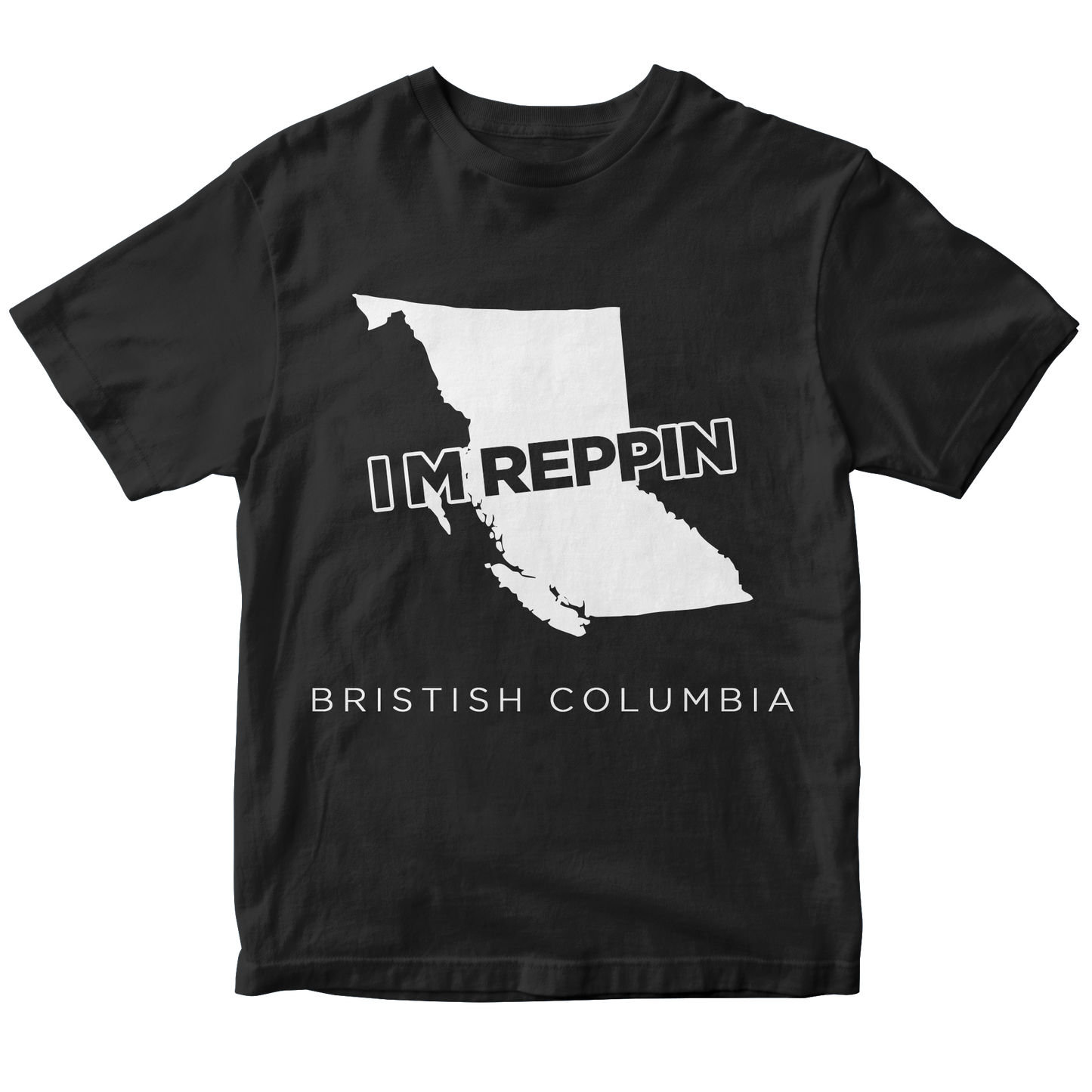 British Columbia (Canada) Filled-in T-shirt