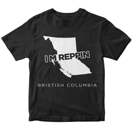 British Columbia (Canada) Filled-in T-shirt