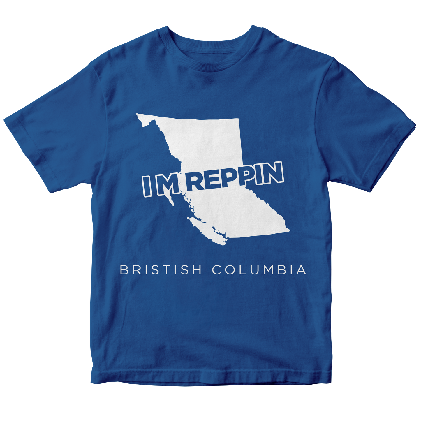 British Columbia (Canada) Filled-in T-shirt