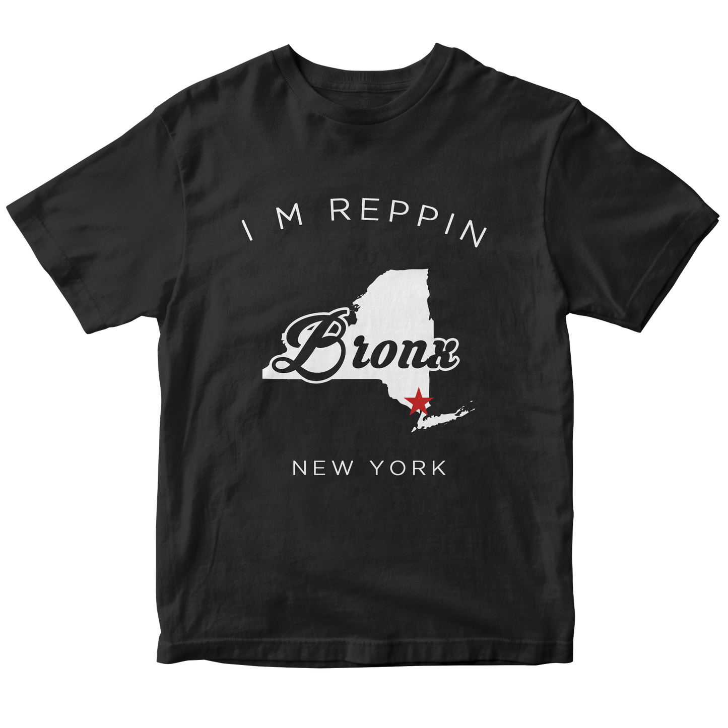 Bronx New York Filled-in T-shirt