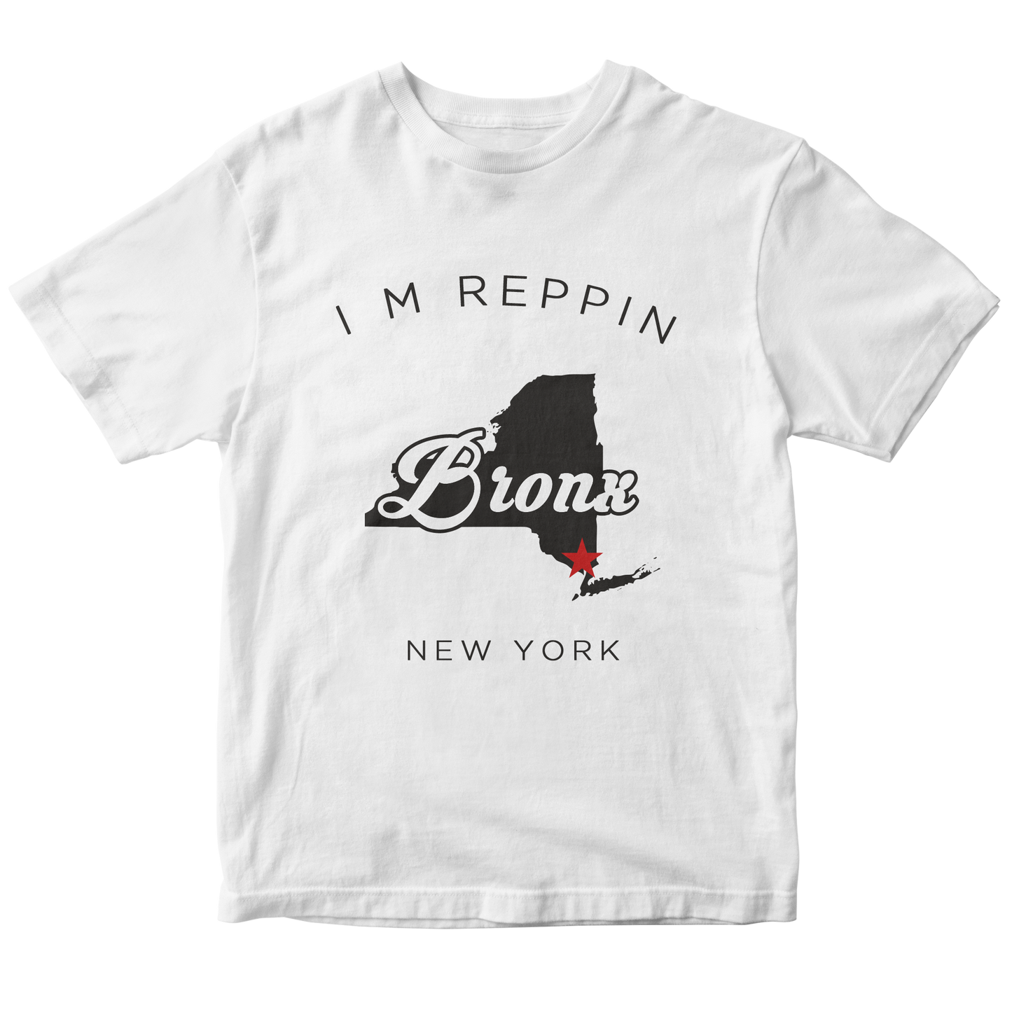 Bronx New York Filled-in T-shirt