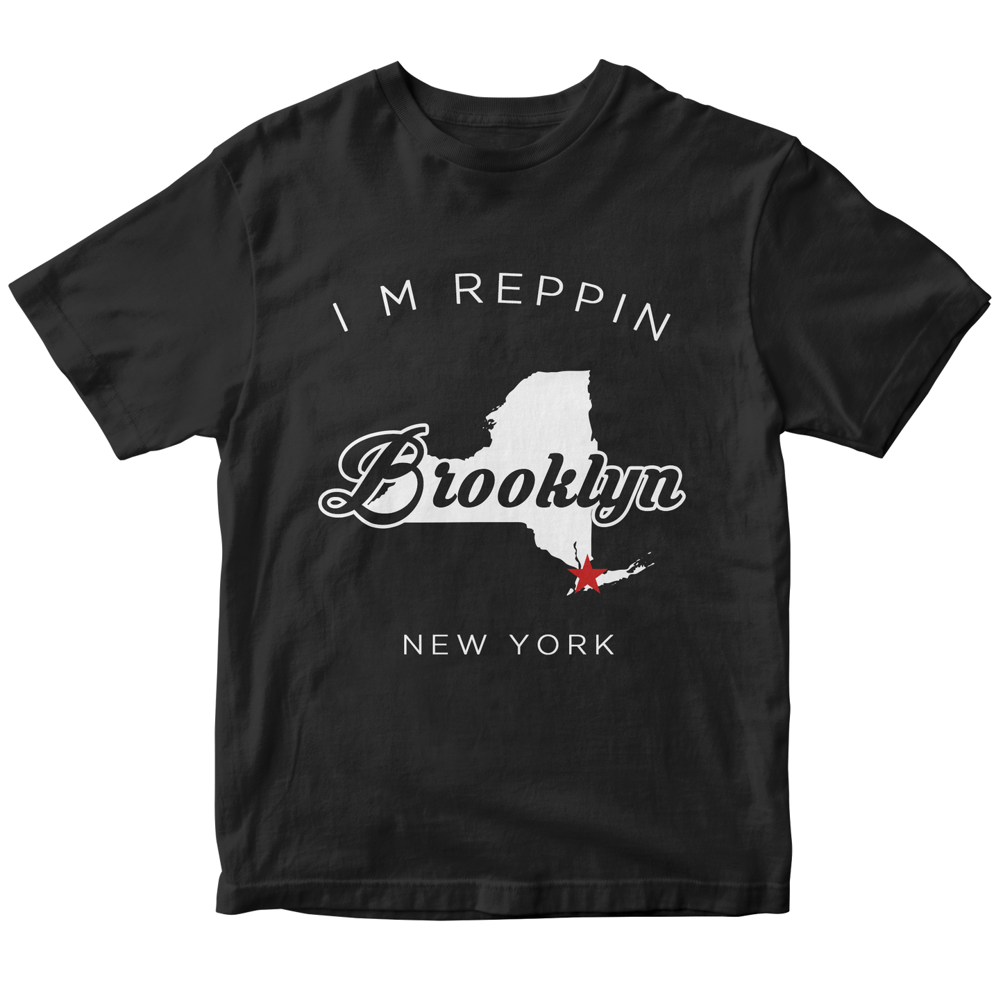 Brooklyn New York Filled-in T-shirt
