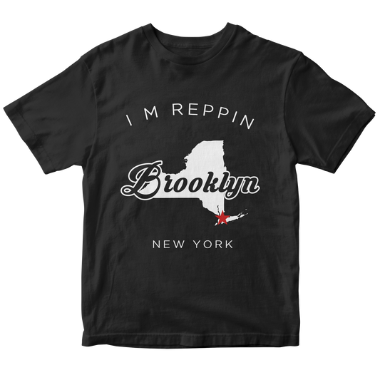Brooklyn New York Filled-in T-shirt