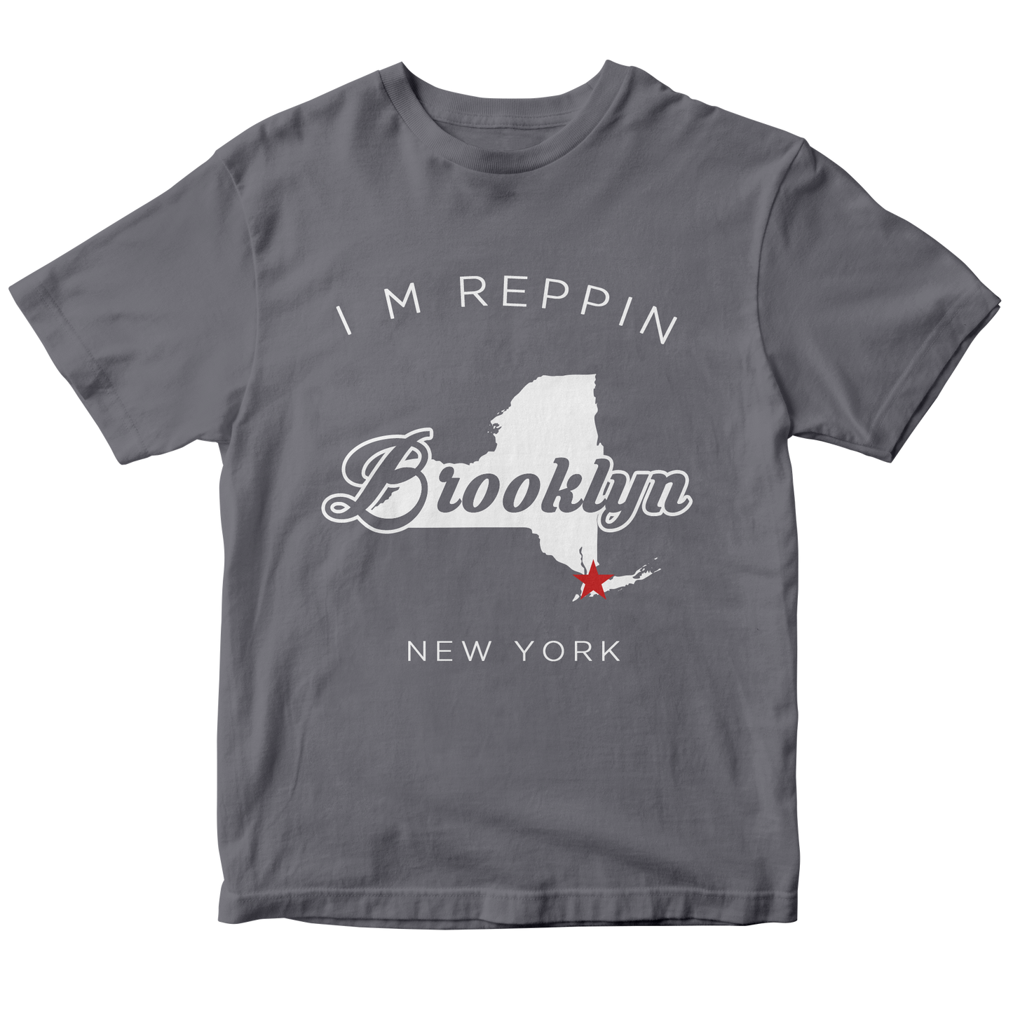 Brooklyn New York Filled-in T-shirt