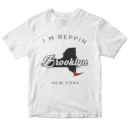 Brooklyn New York Filled-in T-shirt