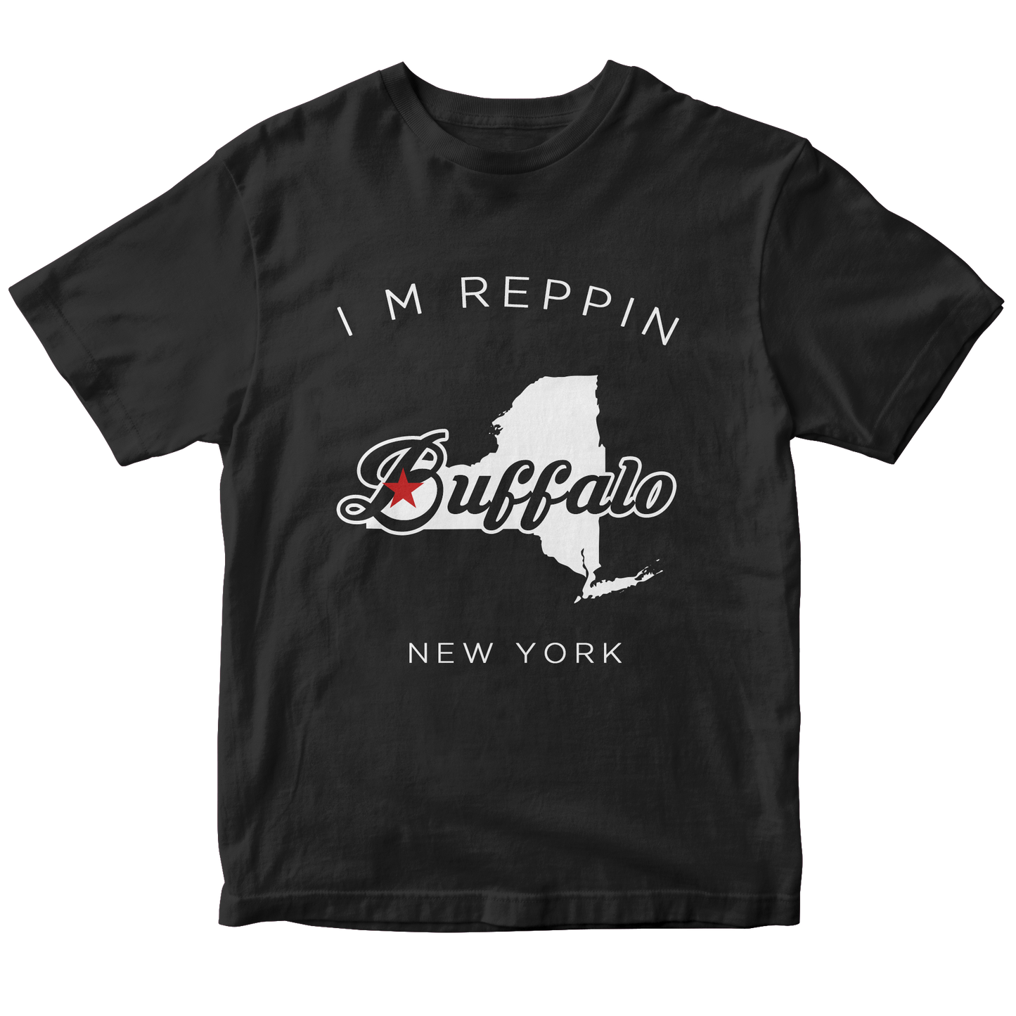 Buffalo New York Filled-in T-shirt