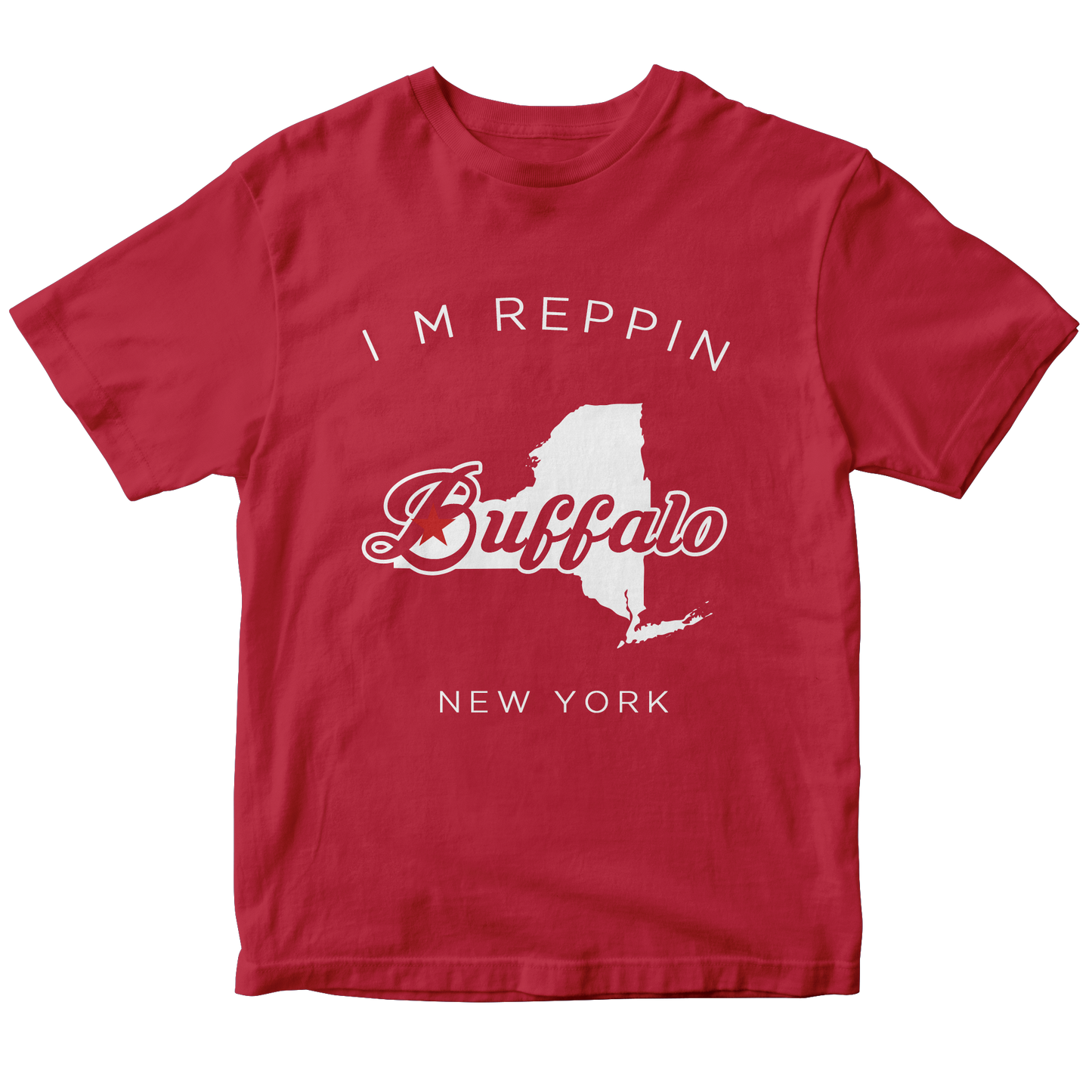 Buffalo New York Filled-in T-shirt