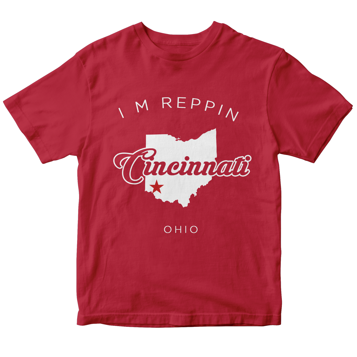 Cincinnati Ohio State Filled-in T-shirt