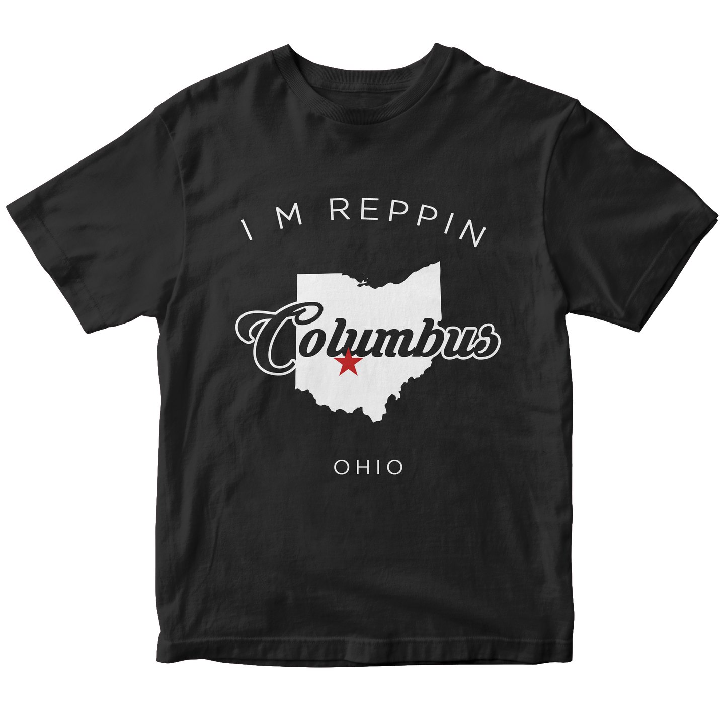 Columbus Ohio State Filled-in T-shirt