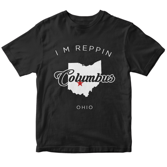 Columbus Ohio State Filled-in T-shirt