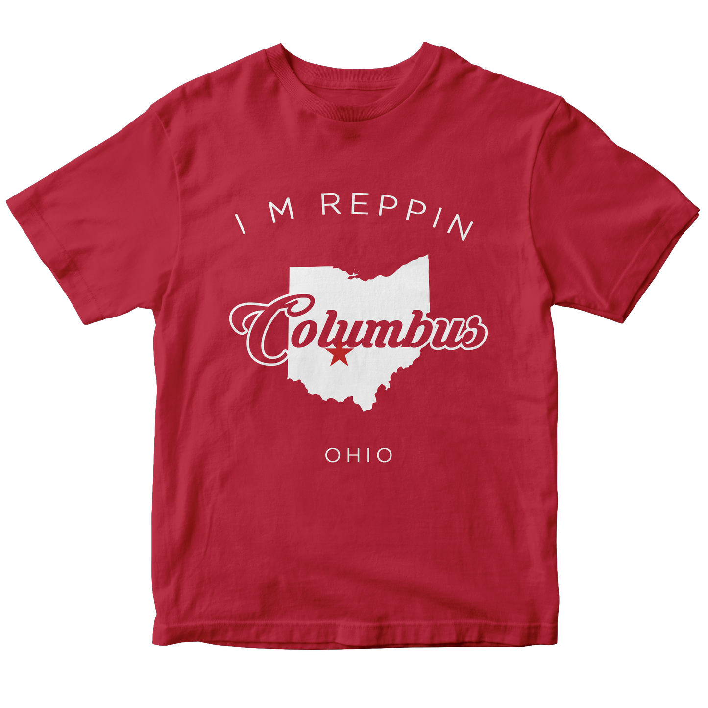 Columbus Ohio State Filled-in T-shirt