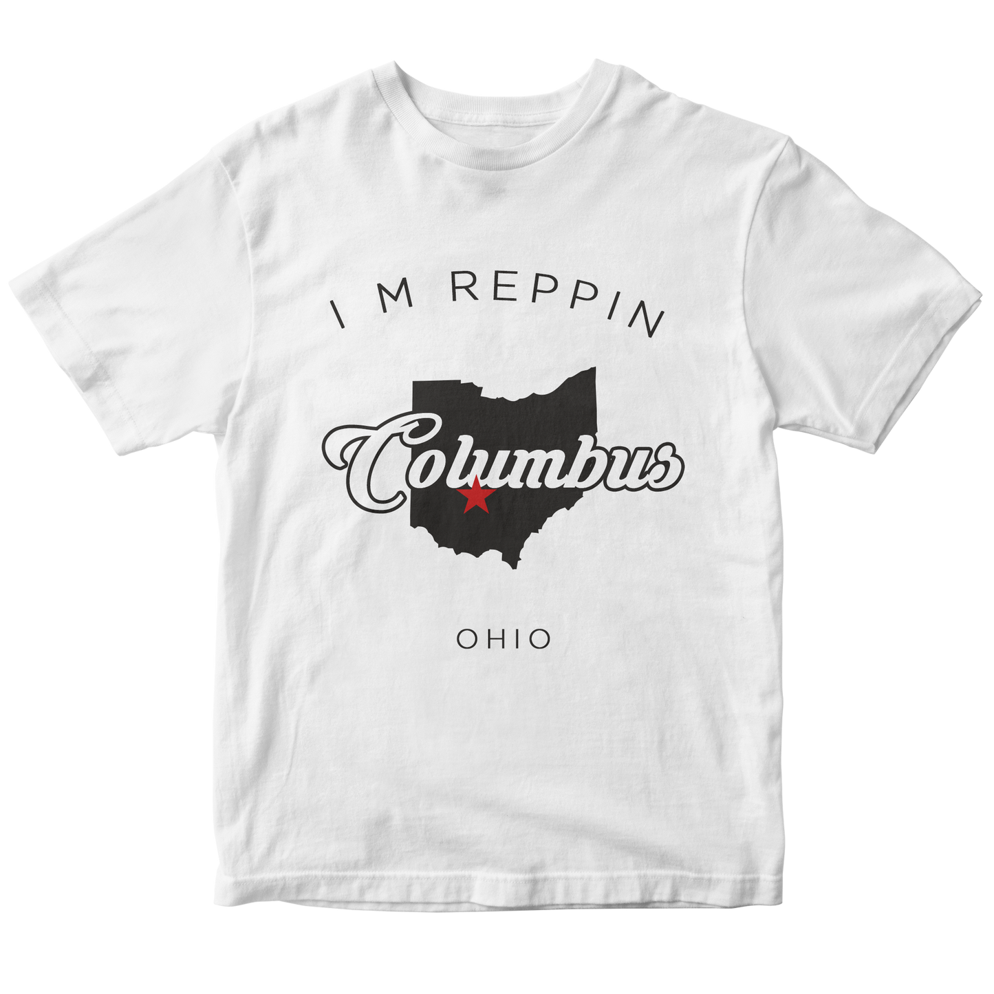 Columbus Ohio State Filled-in T-shirt