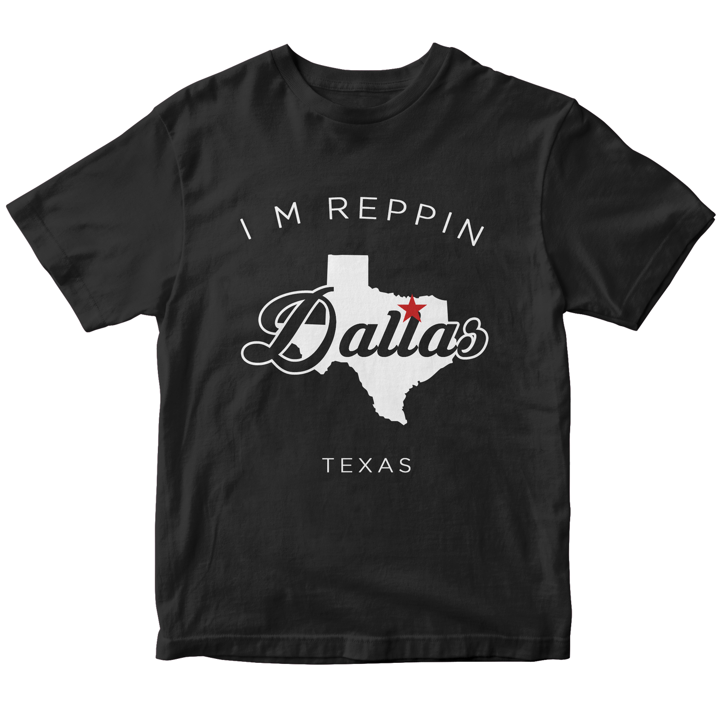 Dallas Texas Filled-in T-shirt