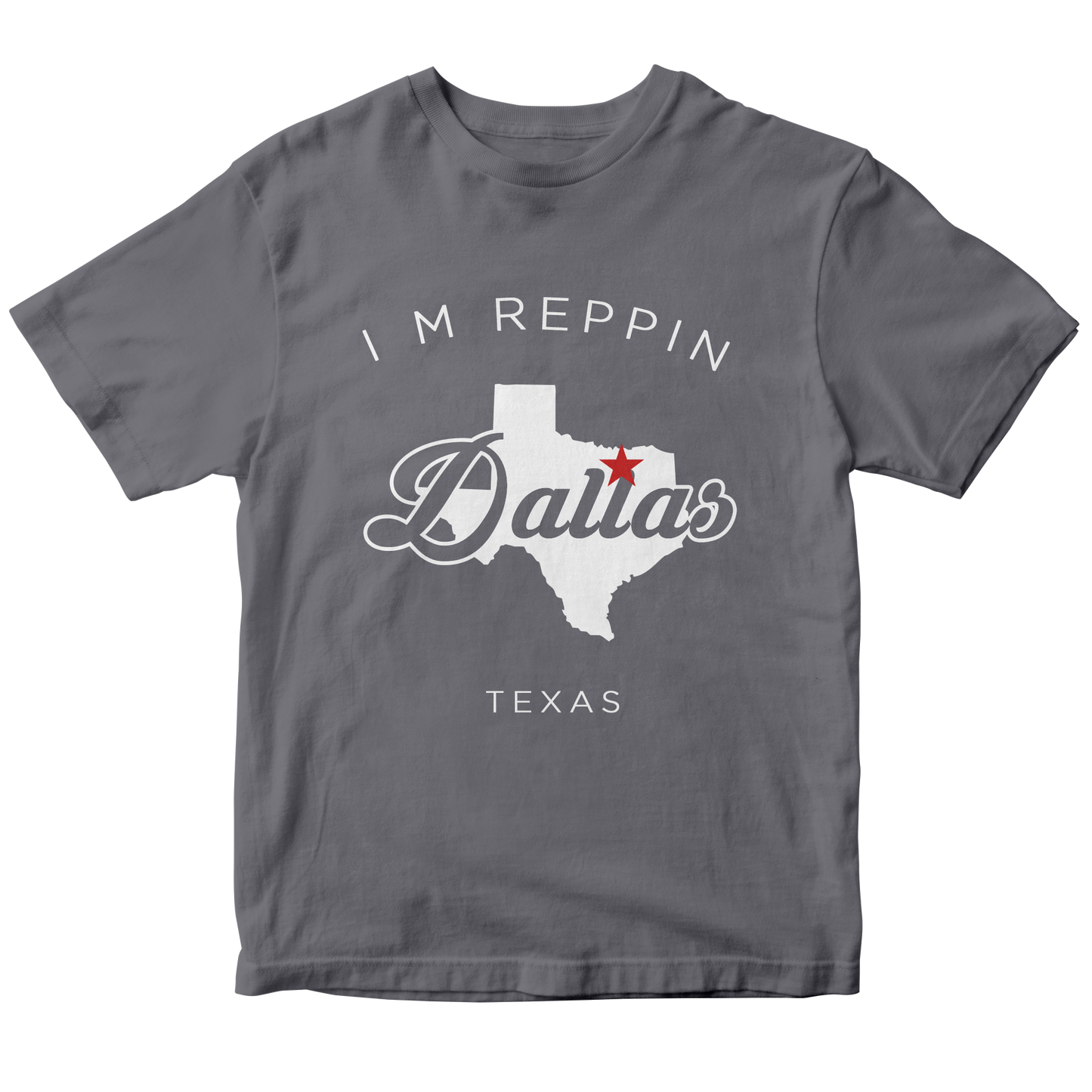 Dallas Texas Filled-in T-shirt