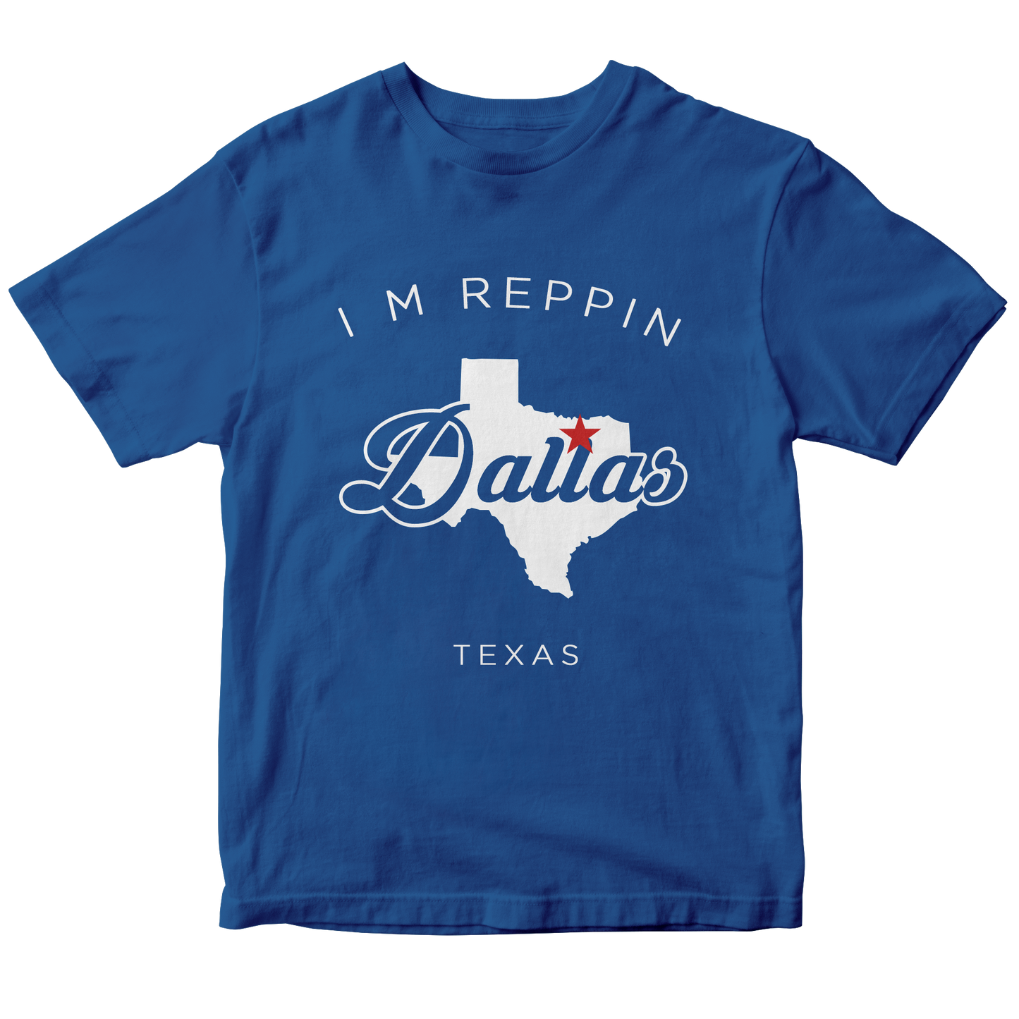 Dallas Texas Filled-in T-shirt