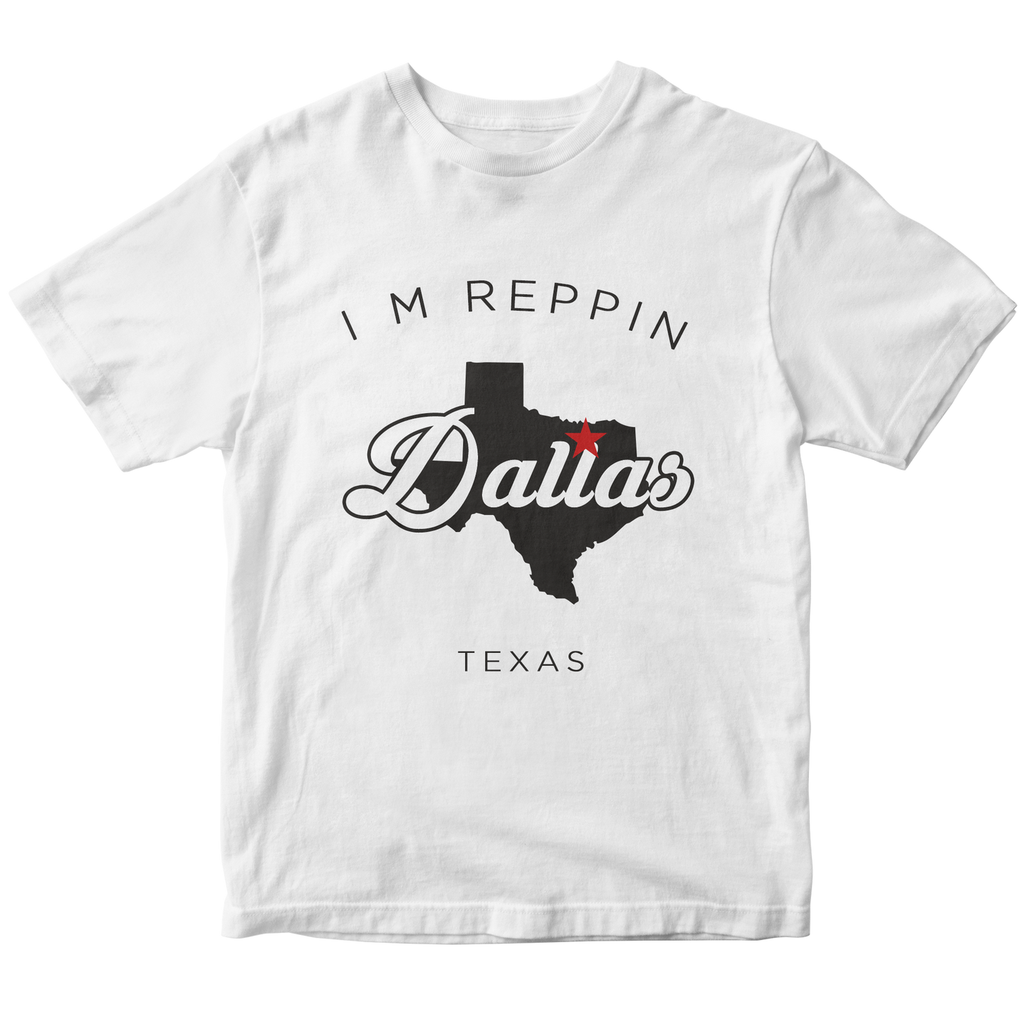 Dallas Texas Filled-in T-shirt