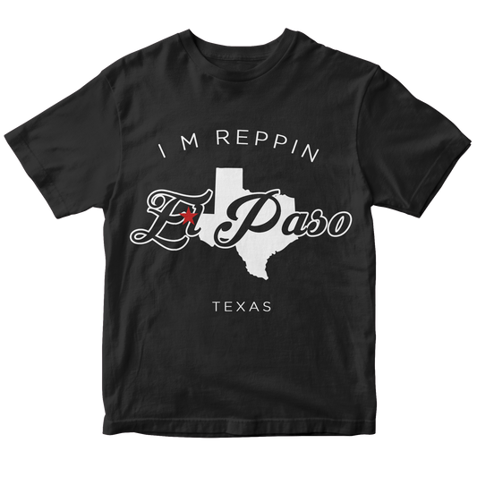 El Paso Texas Filled-in T-shirt