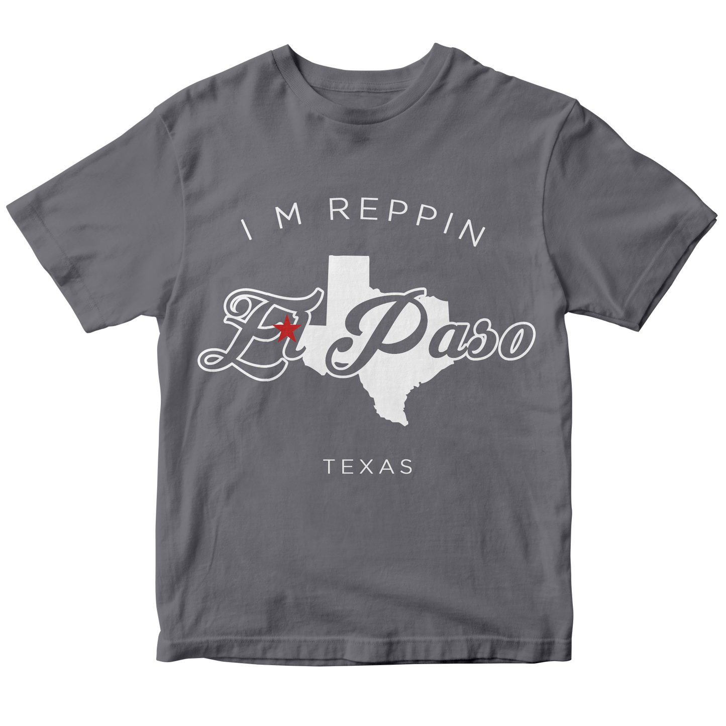 El Paso Texas Filled-in T-shirt