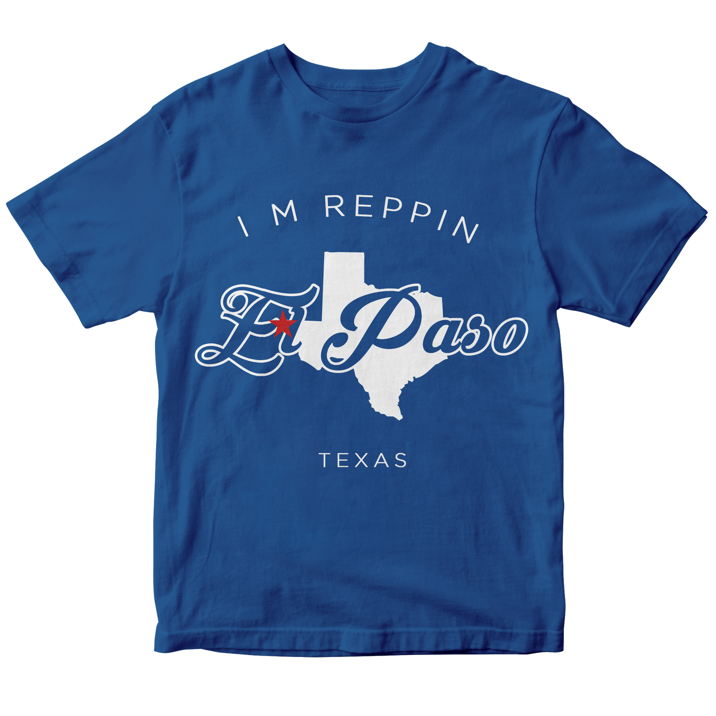 El Paso Texas Filled-in T-shirt