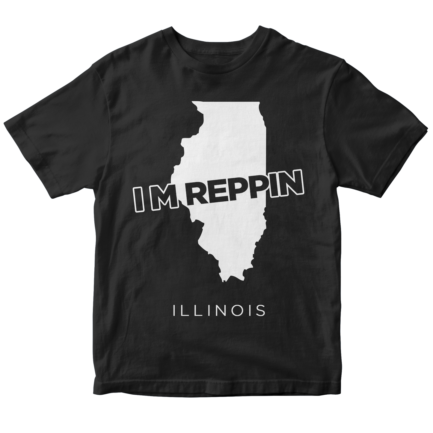 Illinois Filled-in T-shirt
