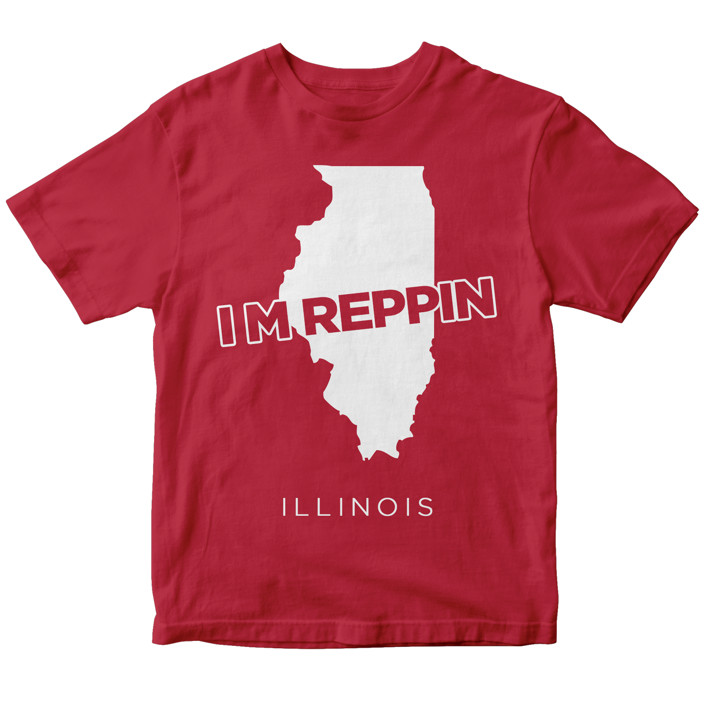 Illinois Filled-in T-shirt