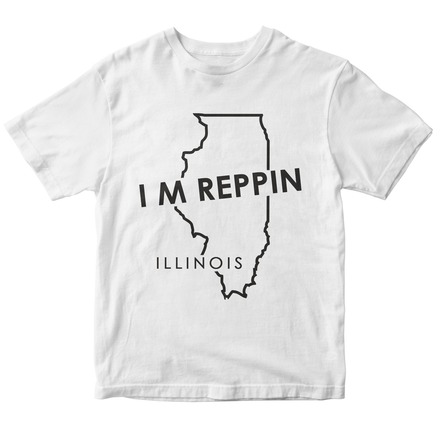 Illinois State Outline T-shirt