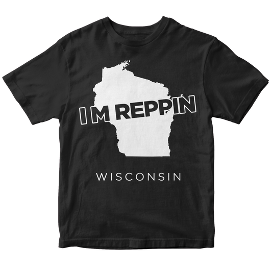 Wisconsin Filled-in T-shirt