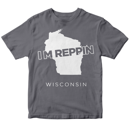 Wisconsin Filled-in T-shirt