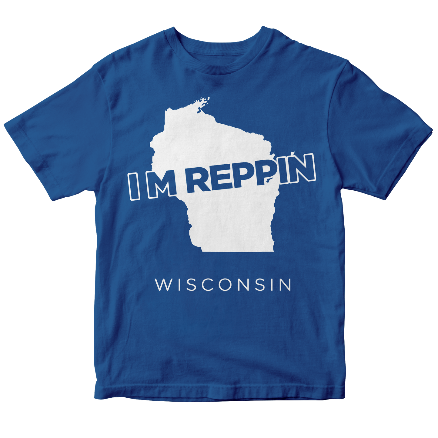 Wisconsin Filled-in T-shirt